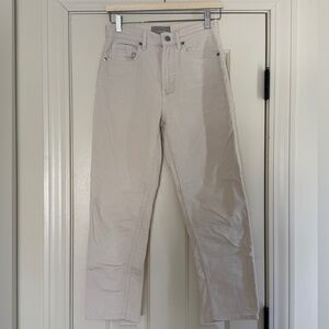 Everlane Cord Crop- Off-white Size 26